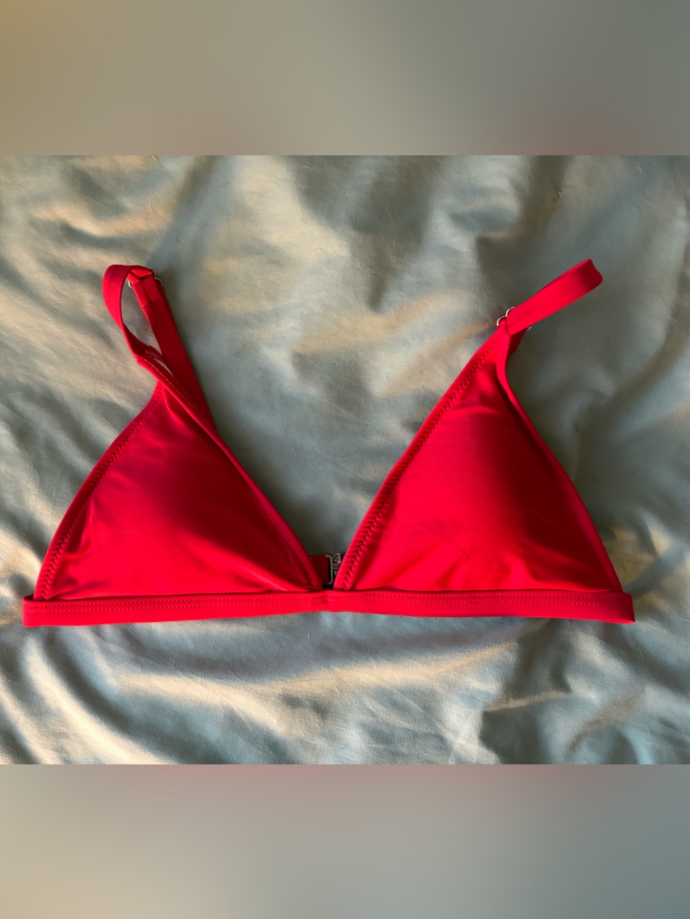 3 for $10 👙Red triangle bikini top ! ❤️🌊